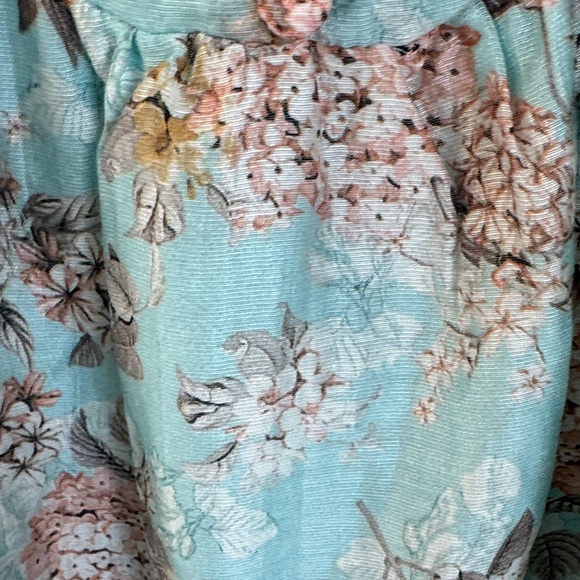 Lulu’s Floral Blue Midi Dress Sz XL - Picture 10 of 10